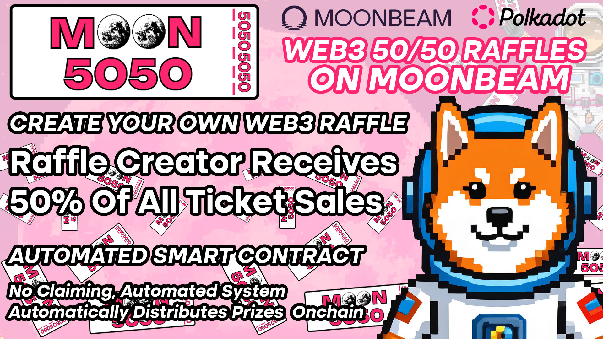 Base 50/50 Raffle DApp